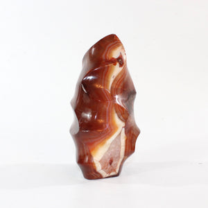 Large carnelian polished crystal flame 1.91kg | ASH&STONE Crystal Shop Auckland NZ