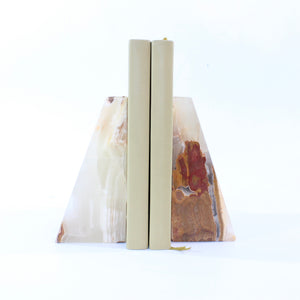 Large Caribbean Calcite Crystal Bookends 4kg | ASH&STONE Crystal Shop Auckland NZ