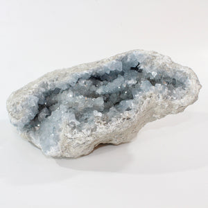 Large celestite crystal cluster 6.77kg | ASH&STONE Crystal Shop Auckland NZ