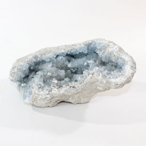 Large celestite crystal cluster 6.77kg | ASH&STONE Crystal Shop Auckland NZ