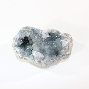 Large celestite crystal cluster 3kg