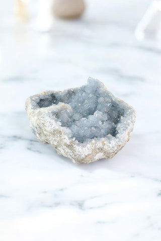 Large celestite crystal cluster 3.71kg | ASH&STONE Crystal Shop Auckland NZ