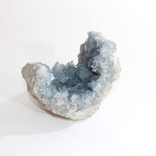 Load image into Gallery viewer, Large celestite crystal cluster 3.27kg | ASH&amp;STONE Crystals Shop Auckland NZ
