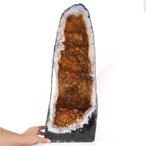 Large citrine crystal cave 32.8kg | ASH&STONE Crystal Shop Auckland NZ