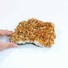 Load image into Gallery viewer, Large heat-treated citrine crystal cluster 1.5kg | ASH&amp;STONE Crystals Shop Auckland NZ
