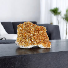 Load image into Gallery viewer, Large heat-treated citrine crystal cluster 1.5kg | ASH&amp;STONE Crystals Shop Auckland NZ
