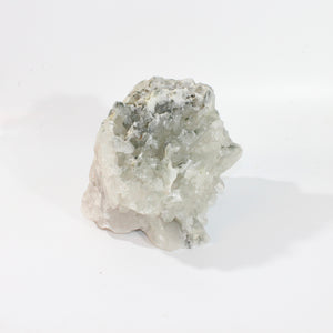 Large clear quartz crystal cluster with chlorite 6.47kg | ASH&STONE Crystals Shop Auckland NZ