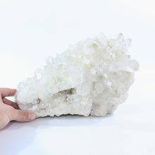 Load image into Gallery viewer, Large clear quartz crystal cluster 9.8kg | ASH&amp;STONE Crystal Shop Auckland NZ
