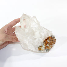 Load image into Gallery viewer, Large clear quartz crystal cluster 2.1kg | ASH&amp;STONE Crystal Shop Auckland NZ
