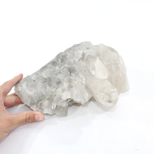 Load image into Gallery viewer, Large clear quartz crystal cluster 3.59kg | ASH&amp;STONE Crystal Shop Auckland NZ
