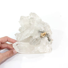 Load image into Gallery viewer, Large clear quartz crystal cluster 2.77kg | ASH&amp;STONE Crystal Shop Auckland NZ
