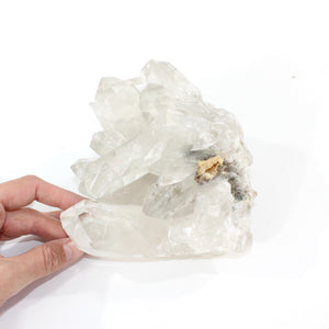 Large clear quartz crystal cluster 2.77kg | ASH&STONE Crystal Shop Auckland NZ