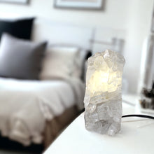 Load image into Gallery viewer, Large clear quartz crystal cluster lamp 2.85kg | ASH&amp;STONE Crystals Shop Auckland NZ
