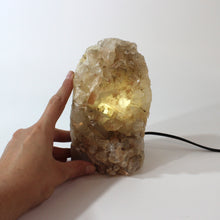 Load image into Gallery viewer, Large clear quartz crystal cluster lamp 2.9kg | ASH&amp;STONE Crystals Shop Auckland NZ
