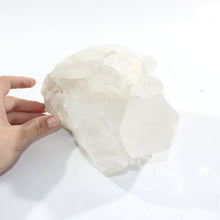 Load image into Gallery viewer, Large clear quartz crystal cluster 4.01kg | ASH&amp;STONE Crystal Shop Auckland NZ
