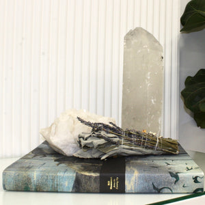 Large clear quartz crystal point 2.68kg | ASH&STONE Crystals Shop Auckland NZ