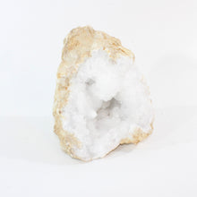 Load image into Gallery viewer, Large clear quartz crystal geode half 4.22kg | ASH&amp;STONE Crystal Shop Auckland NZ
