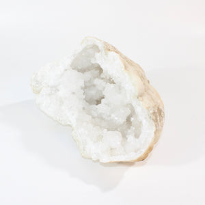 Large clear quartz crystal geode half 4.1kg | ASH&STONE Crystals Shop Auckland NZ