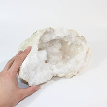 Load image into Gallery viewer, Large clear quartz crystal geode half 4.1kg | ASH&amp;STONE Crystals Shop Auckland NZ
