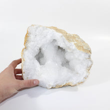 Load image into Gallery viewer, Large clear quartz crystal geode half 6.9kg | ASH&amp;STONE Crystals Shop Auckland NZ
