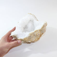 Load image into Gallery viewer, Large clear quartz crystal geode half 5.1kg | ASH&amp;STONE Crystals Shop Auckland NZ
