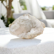 Load image into Gallery viewer, Large clear quartz crystal geode half 7.9kg | ASH&amp;STONE Crystals Shop Auckland NZ
