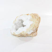 Load image into Gallery viewer, Large clear quartz crystal geode half 8.57kg | ASH&amp;STONE Crystal Shop Auckland NZ
