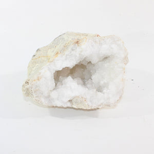 Large clear quartz crystal geode half 5.19kg | ASH&STONE Crystal Shop Auckland NZ