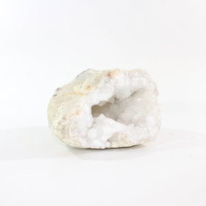 Large clear quartz crystal geode half 5.19kg | ASH&STONE Crystal Shop Auckland NZ