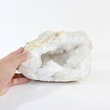 Load image into Gallery viewer, Large clear quartz crystal geode half 5.19kg | ASH&amp;STONE Crystal Shop Auckland NZ
