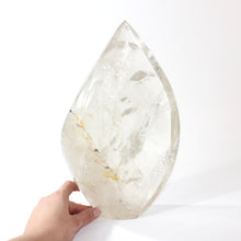 Load image into Gallery viewer, Large clear quartz polished crystal flame 6.51kg | ASH&amp;STONE Crystals Shop Auckland NZ
