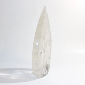 Large clear quartz polished crystal flame 3.5kg | ASH&STONE Crystals Shop Auckland NZ