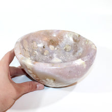 Load image into Gallery viewer, Large flower agate polished crystal bowl 2.4kg | ASH&amp;STONE Crystals Shop Auckland NZ
