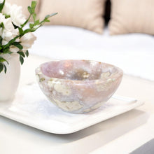 Load image into Gallery viewer, Large flower agate polished crystal bowl 2.4kg | ASH&amp;STONE Crystals Shop Auckland NZ
