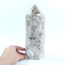 Load image into Gallery viewer, Large flower agate polished crystal tower 3.38kg | ASH&amp;STONE Crystal Shop Auckland NZ
