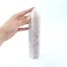 Load image into Gallery viewer, Large flower agate polished crystal tower 1.52kg | ASH&amp;STONE Crystal Shop Auckland NZ
