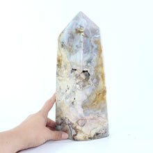 Load image into Gallery viewer, Large flower agate polished crystal tower 6.4kg | ASH&amp;STONE Crystal Shop Auckland NZ
