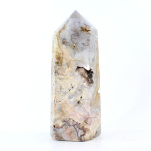 Large flower agate polished crystal tower 6.4kg | ASH&STONE Crystal Shop Auckland NZ