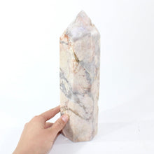 Load image into Gallery viewer, Large flower agate polished crystal tower 3.55kg | ASH&amp;STONE Crystal Shop Auckland NZ
