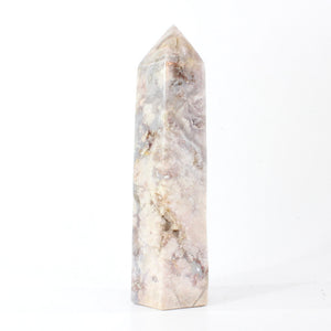 Large flower agate polished crystal tower 3.55kg | ASH&STONE Crystal Shop Auckland NZ