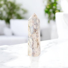 Load image into Gallery viewer, Large flower agate polished crystal tower 3.55kg | ASH&amp;STONE Crystal Shop Auckland NZ
