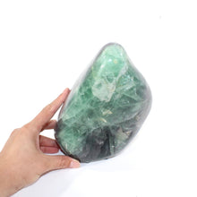 Load image into Gallery viewer, Large fluorite polished crystal freeform 4.74Kg | ASH&amp;STONE Crystal Shop Auckland NZ
