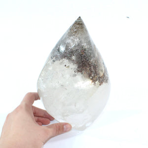 Large lodolite (garden quartz) crystal flame 3.67kg | ASH&STONE Crystal Shop Auckland NZ