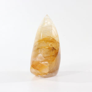 Large golden healer crystal flame 1.88kg | ASH&STONE Crystal Shop Auckland NZ