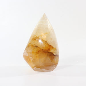 Large golden healer crystal flame 1.88kg | ASH&STONE Crystal Shop Auckland NZ