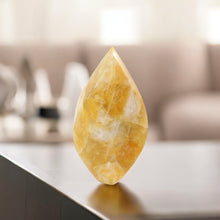 Load image into Gallery viewer, High grade large golden healer crystal flame 3.7kg | ASH&amp;STONE Crystal Shop Auckland NZ
