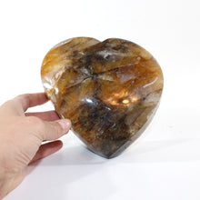 Load image into Gallery viewer, Large golden healer crystal heart 2.8kg freestanding | ASH&amp;STONE Crystal Shop Auckland NZ
