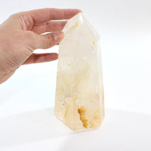 Load image into Gallery viewer, Large golden healer in quartz polished crystal tower 1.64kg | ASH&amp;STONE Crystal Shop Auckland NZ
