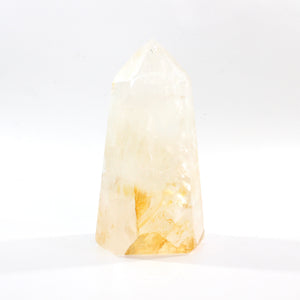 Large golden healer in quartz polished crystal tower 1.64kg | ASH&STONE Crystal Shop Auckland NZ