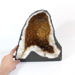 Large citrine crystal cave 16kg | ASH&STONE Crystals Shop Auckland NZ